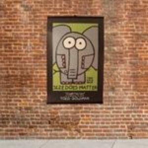 Todd Goldman "Size Does Matter" Signed Lithograph Poster Art